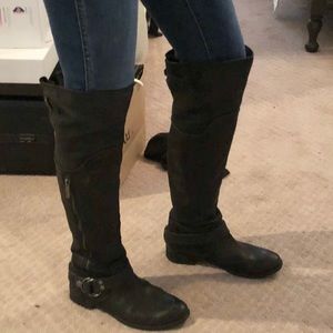 Miss sixty over the knee leather boot in 37/7M